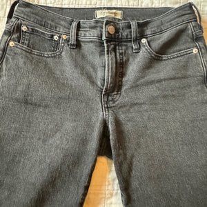 Madewell Mid-rise Perfect Vintage Jean - Black wash - Size 27 Petite